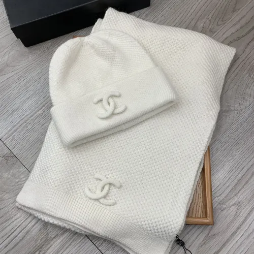 Chanel Hat and Scarf Set #1396468 $60.00 USD, Wholesale Replica Chanel Hat and Scarf and Glove Set