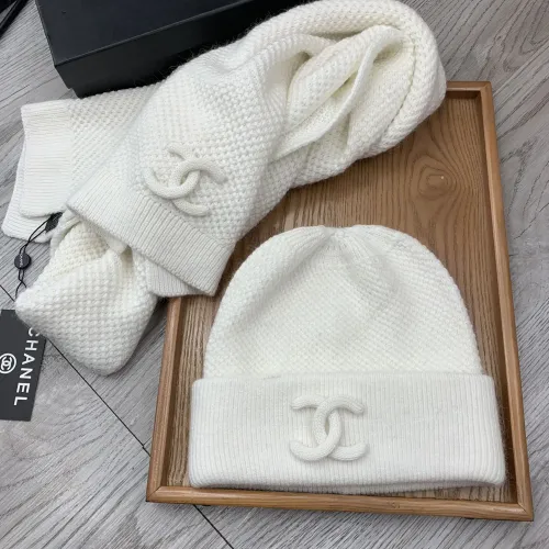 Replica Chanel Hat and Scarf Set #1396468 $60.00 USD for Wholesale