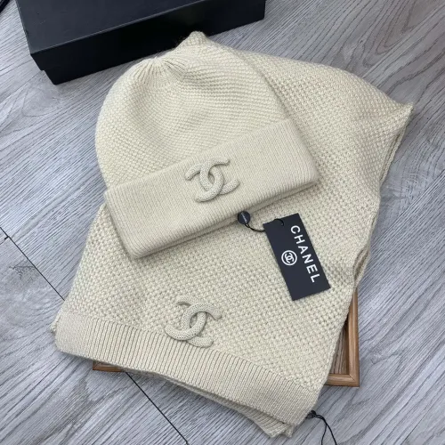Chanel Hat and Scarf Set #1396469 $60.00 USD, Wholesale Replica Chanel Hat and Scarf and Glove Set