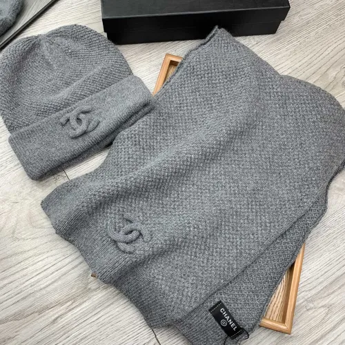 Replica Chanel Hat and Scarf Set #1396470 $60.00 USD for Wholesale