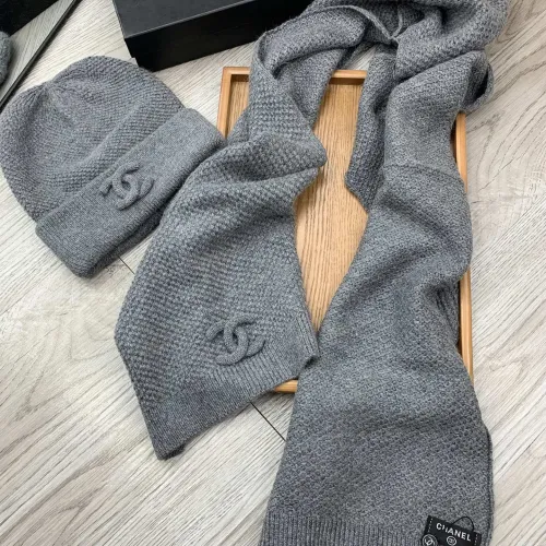 Replica Chanel Hat and Scarf Set #1396470 $60.00 USD for Wholesale