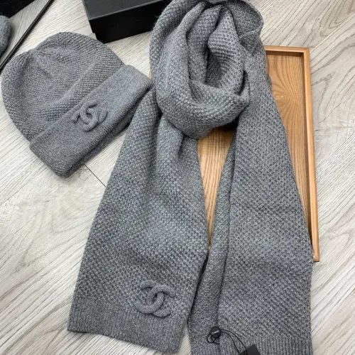 Replica Chanel Hat and Scarf Set #1396470 $60.00 USD for Wholesale