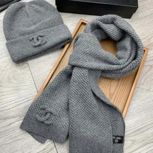 Replica Chanel Hat and Scarf Set #1396470 $60.00 USD for Wholesale