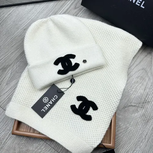 Chanel Hat and Scarf Set #1396473 $52.00 USD, Wholesale Replica Chanel Hat and Scarf and Glove Set