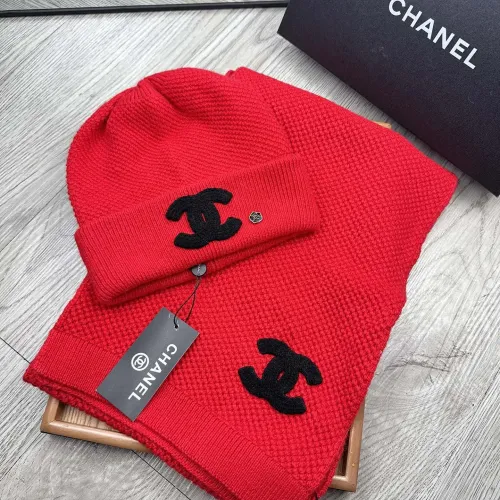 Chanel Hat and Scarf Set #1396474 $52.00 USD, Wholesale Replica Chanel Hat and Scarf and Glove Set