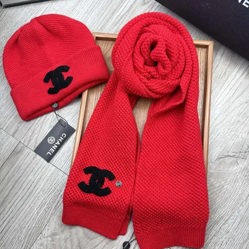 Replica Chanel Hat and Scarf Set #1396474 $52.00 USD for Wholesale