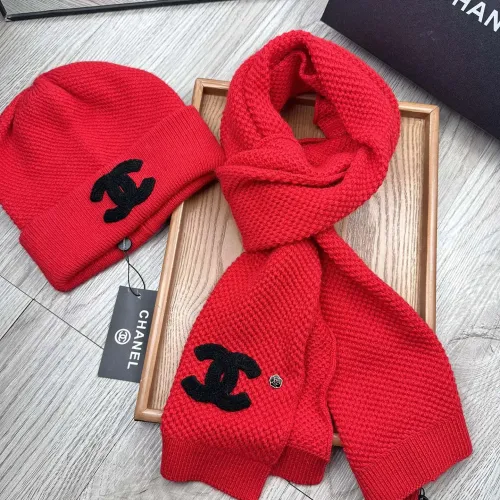 Replica Chanel Hat and Scarf Set #1396474 $52.00 USD for Wholesale