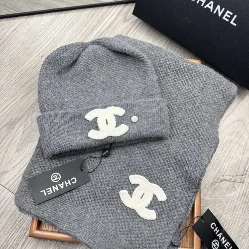 Chanel Hat and Scarf Set #1396475 $52.00 USD, Wholesale Replica Chanel Hat and Scarf and Glove Set