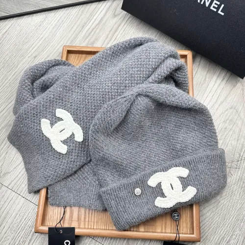 Replica Chanel Hat and Scarf Set #1396475 $52.00 USD for Wholesale
