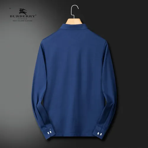Replica Burberry T-Shirts Long Sleeved For Men #1396478 $52.00 USD for Wholesale