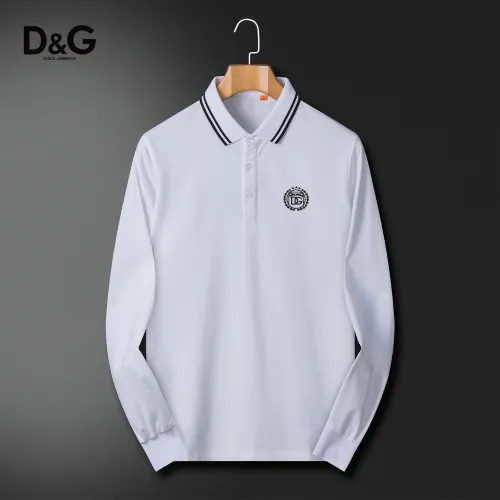 Dolce &amp; Gabbana D&amp;G T-Shirts Long Sleeved For Men #1396481 $52.00 USD, Wholesale Replica Dolce &amp; Gabbana D&amp;G T-Shirts