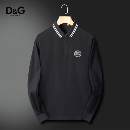 Dolce &amp; Gabbana D&amp;G T-Shirts Long Sleeved For Men #1396482 $52.00 USD, Wholesale Replica Dolce &amp; Gabbana D&amp;G T-Shirts