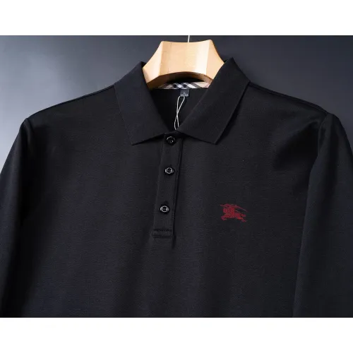 Replica Burberry T-Shirts Long Sleeved For Men #1396496 $52.00 USD for Wholesale