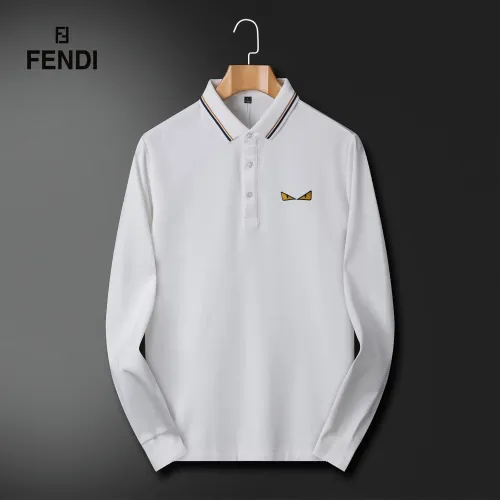 Fendi T-Shirts Long Sleeved For Men #1396503 $52.00 USD, Wholesale Replica Fendi T-Shirts