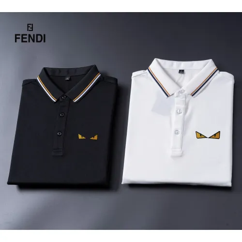 Replica Fendi T-Shirts Long Sleeved For Men #1396504 $52.00 USD for Wholesale