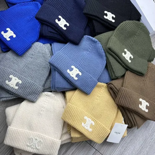 Replica Celine Hat and Scarf Set #1396533 $76.00 USD for Wholesale