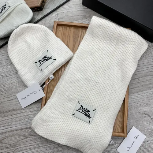 Christian Dior Hat and Scarf Set #1396544 $52.00 USD, Wholesale Replica Christian Dior Hat and Scarf and Glove Set