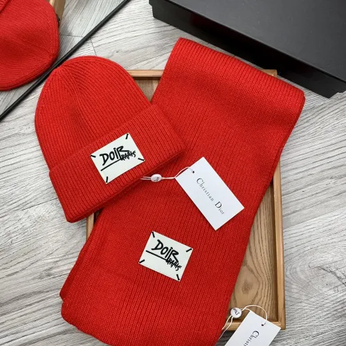 Christian Dior Hat and Scarf Set #1396545 $52.00 USD, Wholesale Replica Christian Dior Hat and Scarf and Glove Set