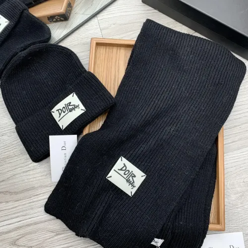 Replica Christian Dior Hat and Scarf Set #1396547 $52.00 USD for Wholesale