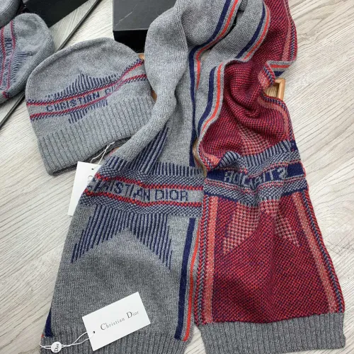 Replica Christian Dior Hat and Scarf Set #1396548 $52.00 USD for Wholesale