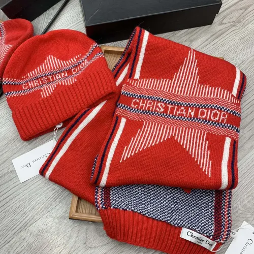 Christian Dior Hat and Scarf Set #1396549 $52.00 USD, Wholesale Replica Christian Dior Hat and Scarf and Glove Set