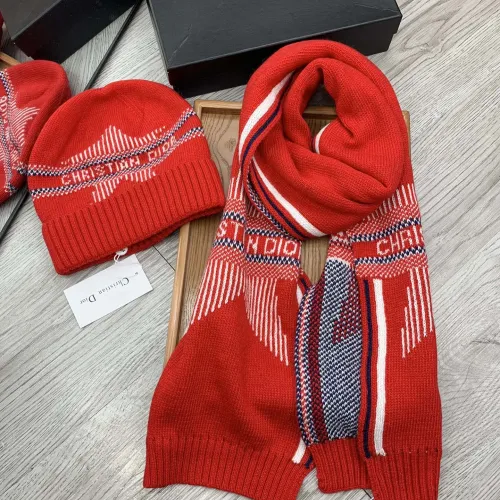 Replica Christian Dior Hat and Scarf Set #1396549 $52.00 USD for Wholesale