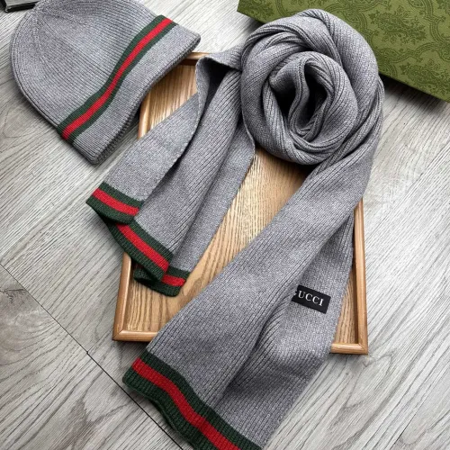 Replica Gucci Hat and Scarf Set #1396553 $52.00 USD for Wholesale