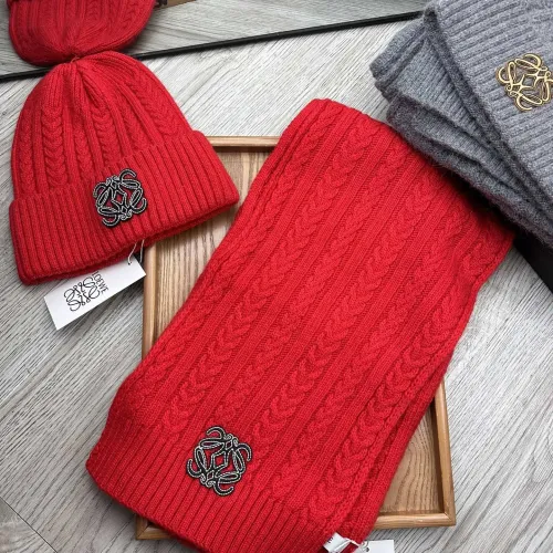 LOEWE Hat and Scarf Set #1396558 $52.00 USD, Wholesale Replica LOEWE Hat and Scarf and Glove Set