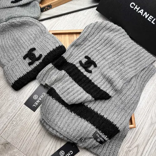 Replica Chanel Hat and Scarf Set #1396568 $52.00 USD for Wholesale