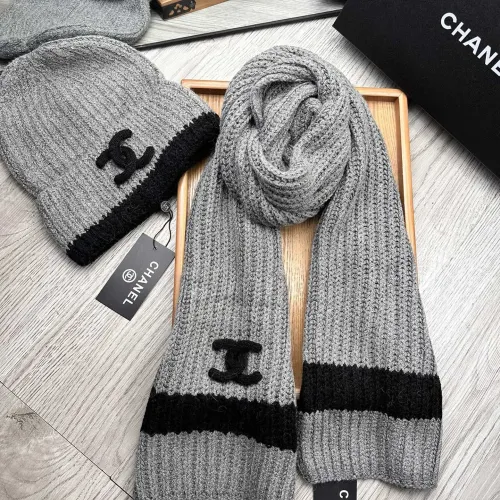 Replica Chanel Hat and Scarf Set #1396568 $52.00 USD for Wholesale