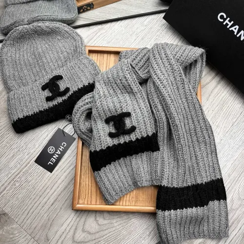 Replica Chanel Hat and Scarf Set #1396568 $52.00 USD for Wholesale
