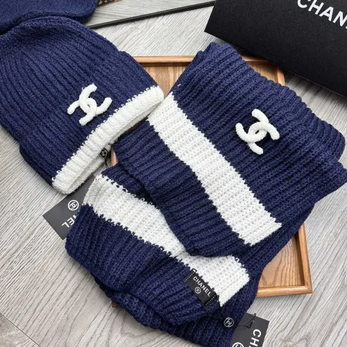 Replica Chanel Hat and Scarf Set #1396569 $52.00 USD for Wholesale