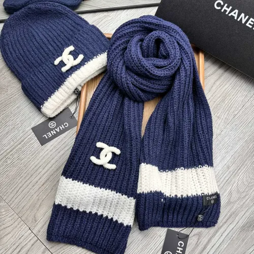 Replica Chanel Hat and Scarf Set #1396569 $52.00 USD for Wholesale