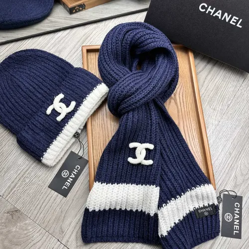 Replica Chanel Hat and Scarf Set #1396569 $52.00 USD for Wholesale
