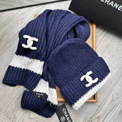 Replica Chanel Hat and Scarf Set #1396569 $52.00 USD for Wholesale