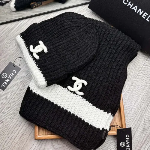 Replica Chanel Hat and Scarf Set #1396570 $52.00 USD for Wholesale