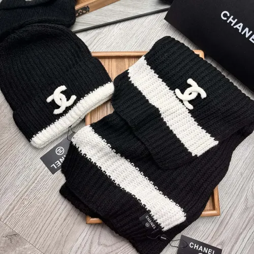 Replica Chanel Hat and Scarf Set #1396570 $52.00 USD for Wholesale