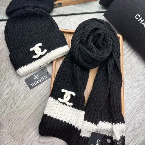 Replica Chanel Hat and Scarf Set #1396570 $52.00 USD for Wholesale