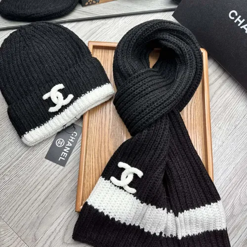 Replica Chanel Hat and Scarf Set #1396570 $52.00 USD for Wholesale