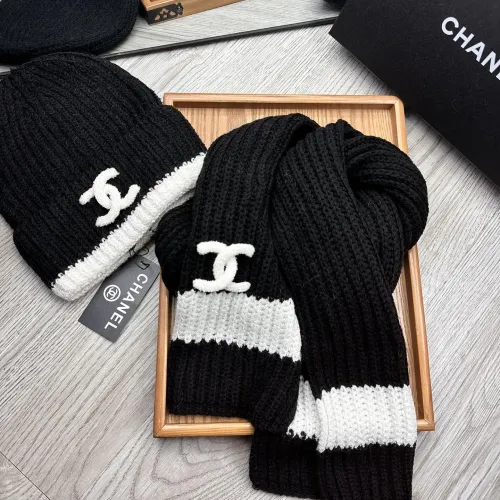 Replica Chanel Hat and Scarf Set #1396570 $52.00 USD for Wholesale