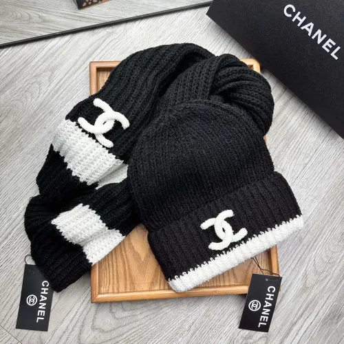 Replica Chanel Hat and Scarf Set #1396570 $52.00 USD for Wholesale