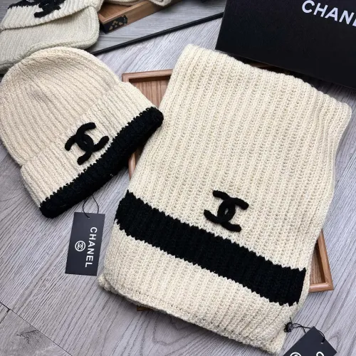 Chanel Hat and Scarf Set #1396571 $52.00 USD, Wholesale Replica Chanel Hat and Scarf and Glove Set