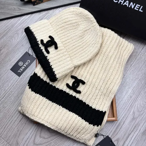Replica Chanel Hat and Scarf Set #1396571 $52.00 USD for Wholesale