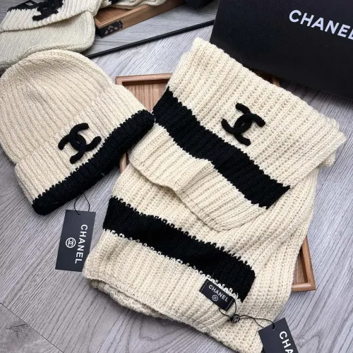 Replica Chanel Hat and Scarf Set #1396571 $52.00 USD for Wholesale