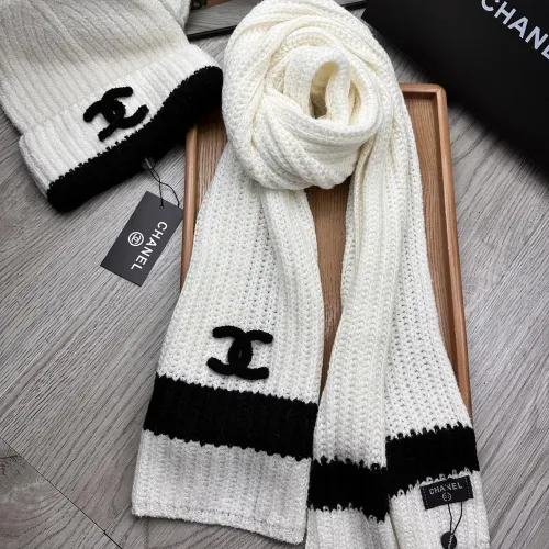 Replica Chanel Hat and Scarf Set #1396572 $52.00 USD for Wholesale