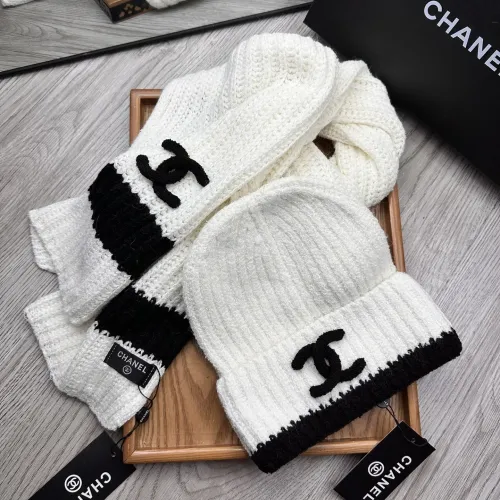 Replica Chanel Hat and Scarf Set #1396572 $52.00 USD for Wholesale