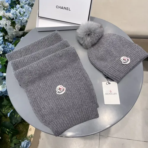 Moncler Hat and Scarf Set #1396578 $64.00 USD, Wholesale Replica Moncler Hat and Scarf and Glove Set