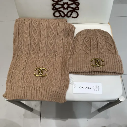 Chanel Hat and Scarf Set #1396588 $48.00 USD, Wholesale Replica Chanel Hat and Scarf and Glove Set