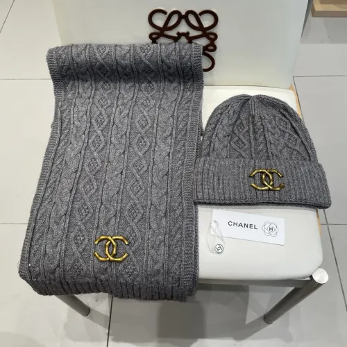 Replica Chanel Hat and Scarf Set #1396589 $48.00 USD for Wholesale