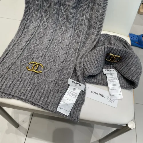 Replica Chanel Hat and Scarf Set #1396589 $48.00 USD for Wholesale